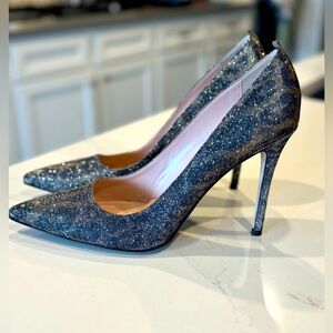 SJP by Sarah Jessica Parker rare glitter animal heels size 10 - worn once!